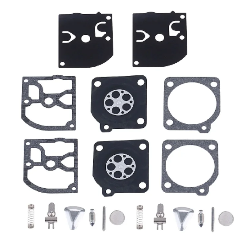 2 Sets Carburetor Rebuild Kit for Zama RB-45 C1Q-EL1 C1Q-EL6 C1Q-M43 For HUSQVARNA 40 45 49 H55 H51 for PARTNER 400 Chainsaws