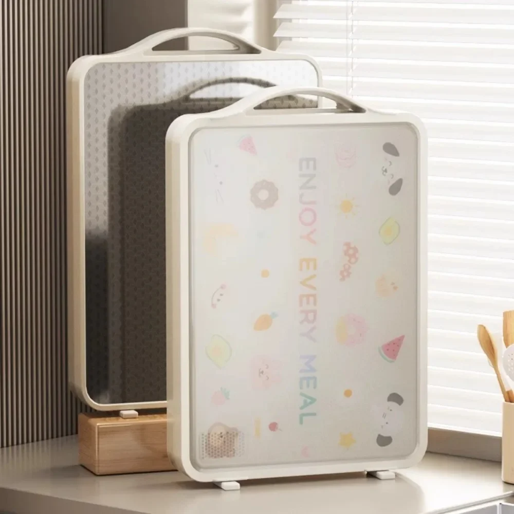 

Double-sided Cutting Board New Stainless Steel Cutting Board Mildew Resistant Antibacterial Kitchen Special Fruit Cutting Board