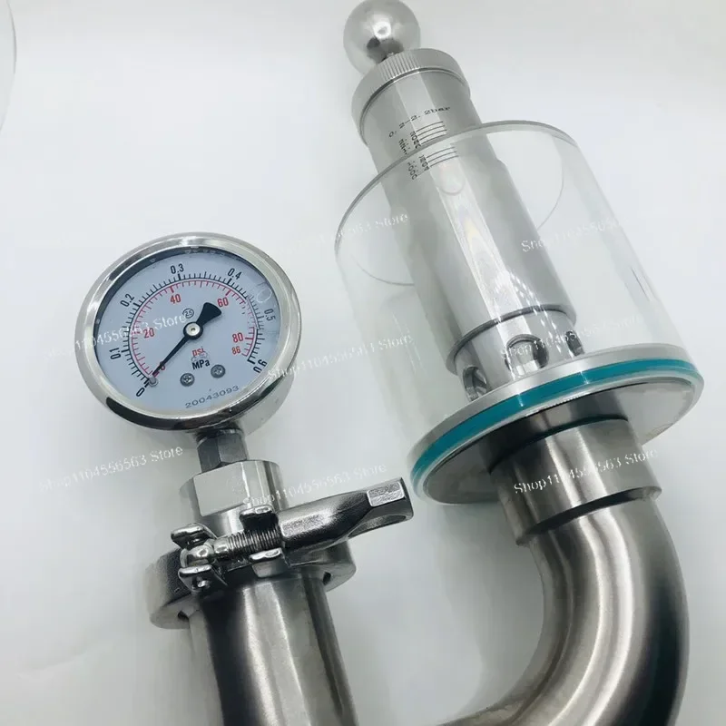 Sanitary Beer Pressure Relief Valve – 1.5