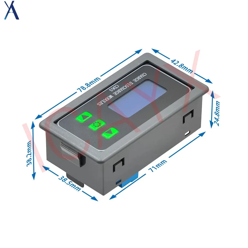 Módulo de controle de carregamento de bateria 30A, desligamento total, proteção de tensão DC, protetor de perda de tensão
