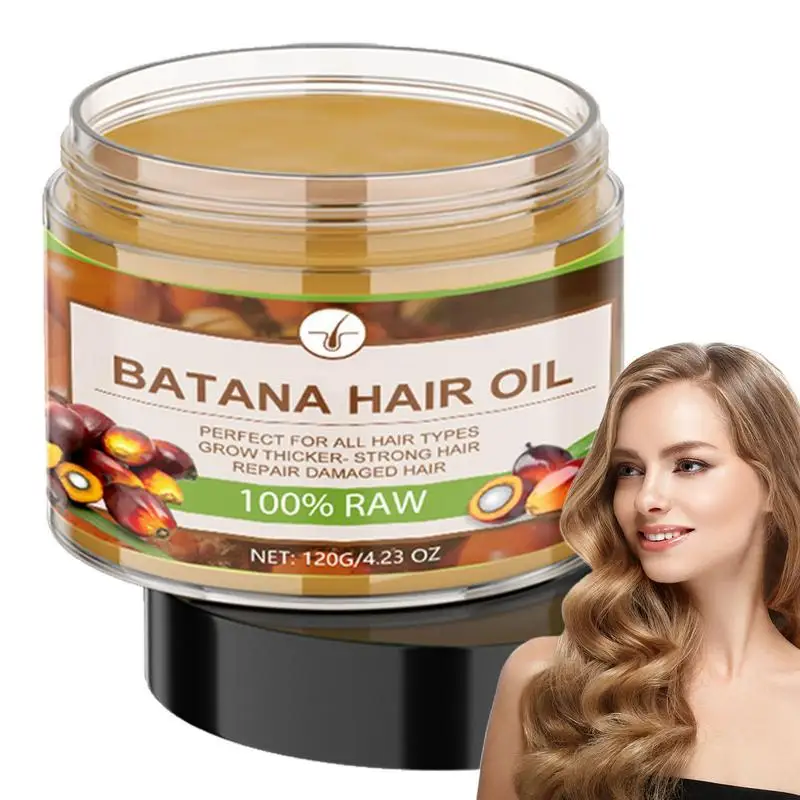 120g Batana Hair Oil Strong Hair Growth Oil Massage Batana Hair Care Anti Hair Break Hair Regrowth Thicker Hair Care Growth