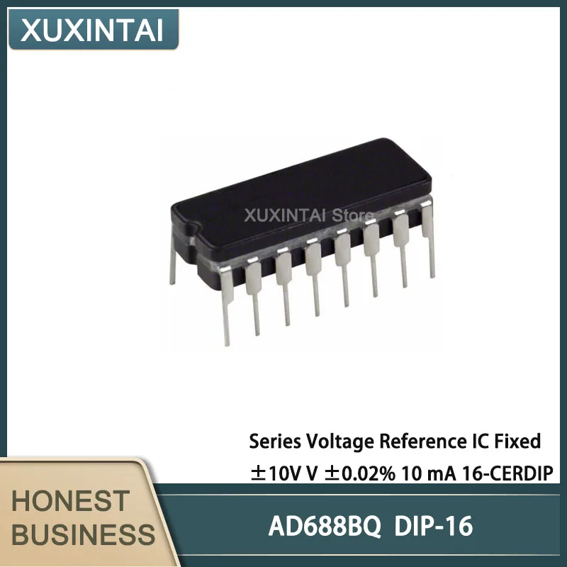 5Pcs/Lot  New Original  AD688BQ AD688  Series Voltage Reference IC Fixed ±10V V ±0.02% 10 mA 16-CERDIP