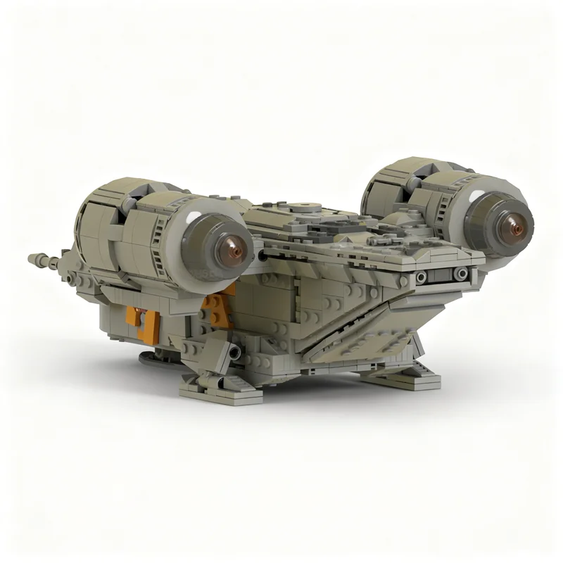 1121pcs MOC Star Battle The Razor Crest SWOV Model Building Blocks Construction Toy Festival Gifts Idea Creative Education