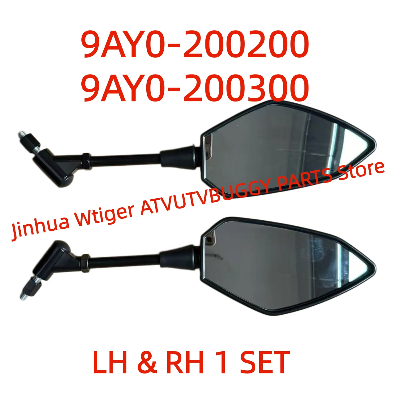 1Set ORIGINAL Rear View Mirror 9AY0-200200 & 9AY0-200300 for CF CFORCE NEW 450 520 600 800 1000 ATV Model