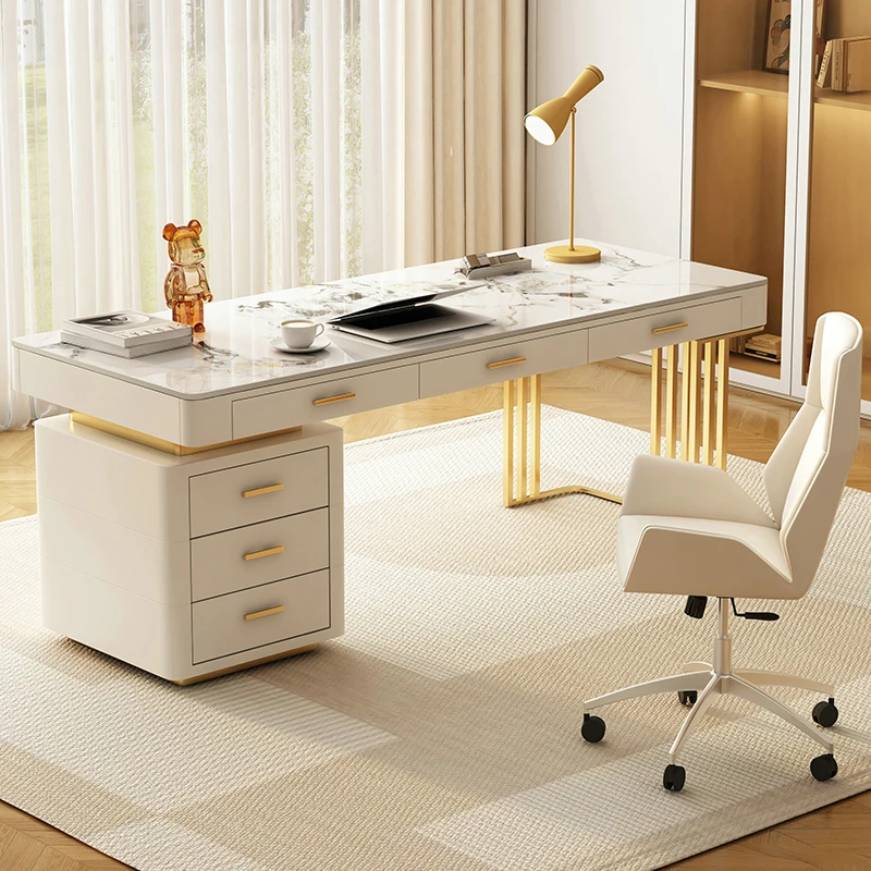 

Study Office Desk Table Single Gaming Luxury Student Desk Computer With Drawer Modern Mesa Para Escritorio Office Furniture