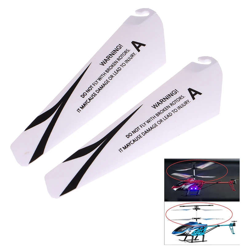 4Pcs/lot 7.2/9CM Spare Blades Fans For R/c Mini Helicopter CH002 CH023 Drone Copter Spare Parts Accessories RC Toy Parts