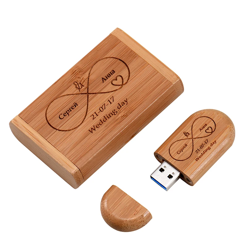 عالية السرعة صندوق هدايا خشبي USB 3.0 محركات أقراص فلاش USB الزفاف مخصص القلم محرك الجوز الذاكرة عصا 64 جيجابايت/32 جيجابايت/16 جيجابايت/8 جيجابايت/4 جيجابايت U القرص