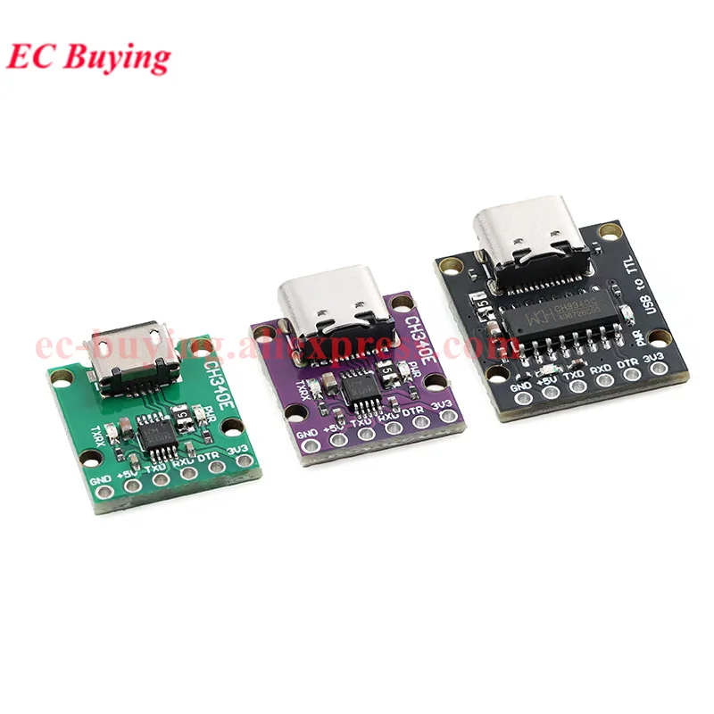 1-10pcs CH340E CH340C CH340N CH9340C USB 2.0 To TTL Module Pro Mini CP2104 CP2102 PL-2303HX HT42B534 FT232RL Linux/Mac/Window