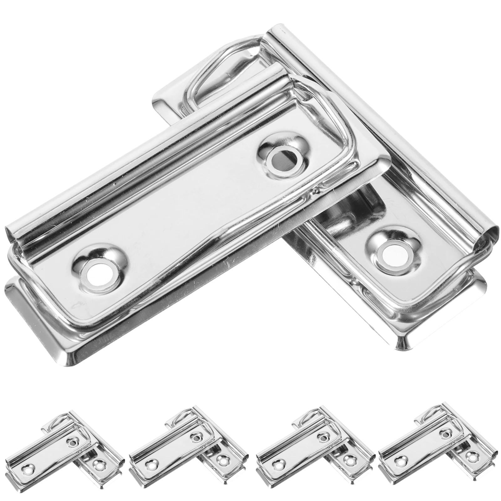 

10pcs Metal Clipboard Clips Office File Clamps Document Board Clamps Stationery Supplies For Home Office Use