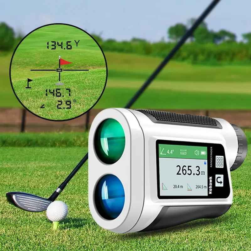 600m OEM Handheld Side Screen Rangefinder Golf Rangefinders Range Finder Scope 600m Optical Distance Measurement Instrument