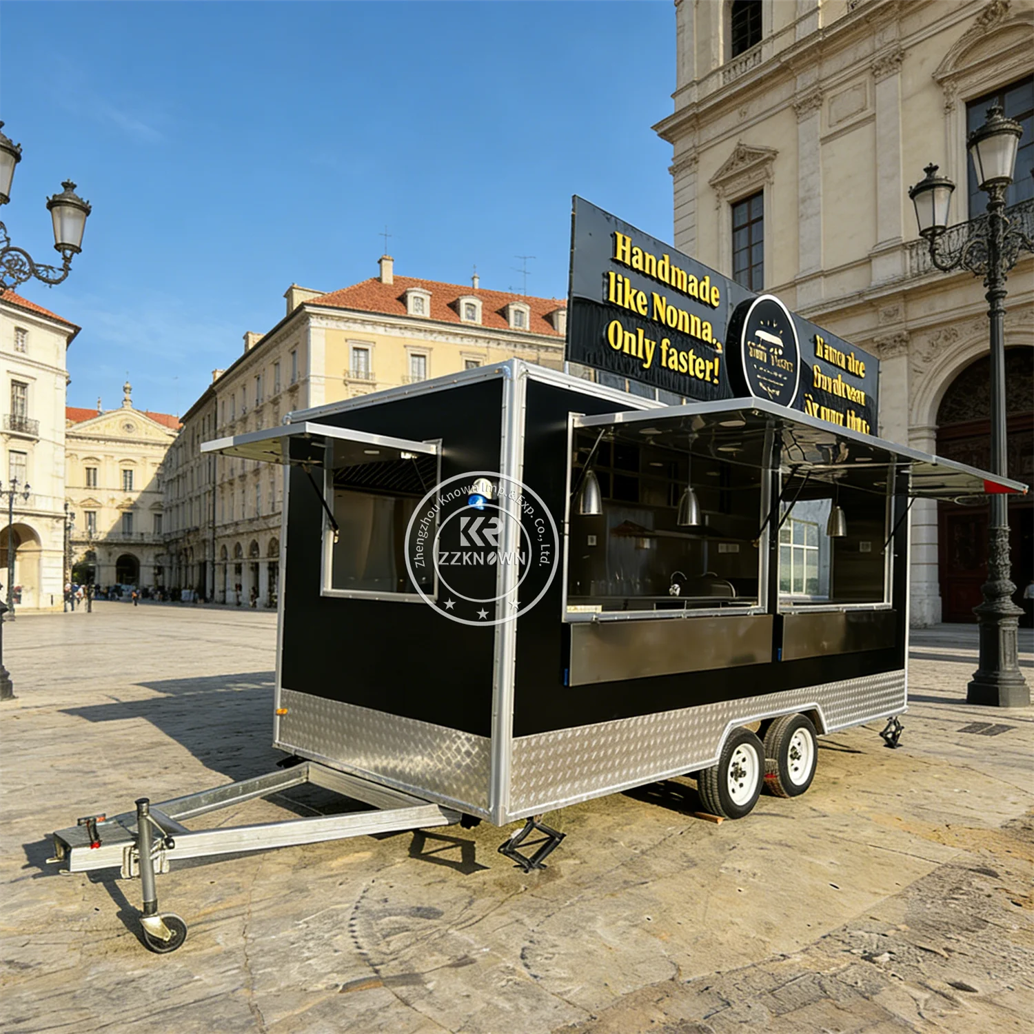 

Mobile Fast Food Cart Catering Trailer Outdoor Grill Trailer Custom Built Portable Coffee Beverage Food Truck For Outdoor