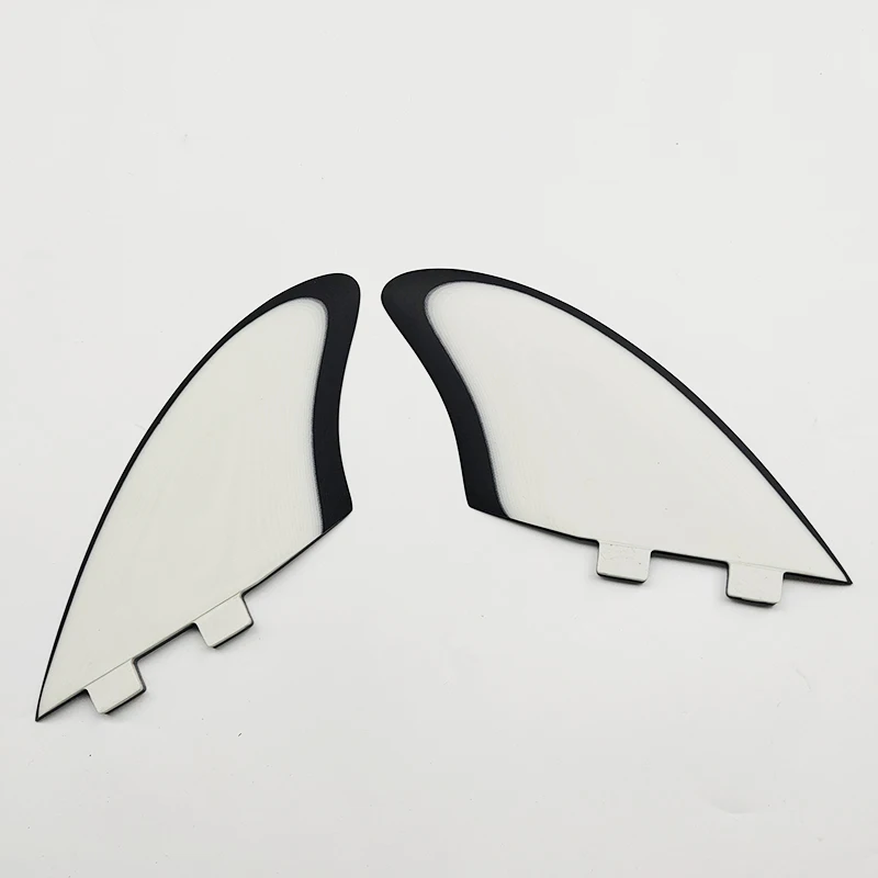 Keel Twin Fin Surfboard Black And White Shark Fin Side Rudder Nautical Sports Surfboard Honeycomb Tail Fin Accessory