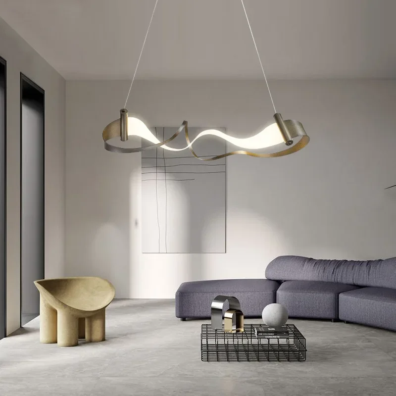 

Nordic Modern Home Decoration Salon Chandelier Italy Art Unique Acrylic Led Lamp Living Room Dining Bedroom Hanging Chandelier