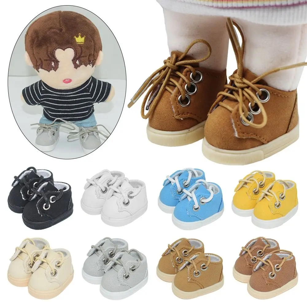 15cm Cotton Doll Casual Shoes 30cm Articulated Doll Shoes Low Bond Leather Shoes 6cm Bjd Doll Accessories