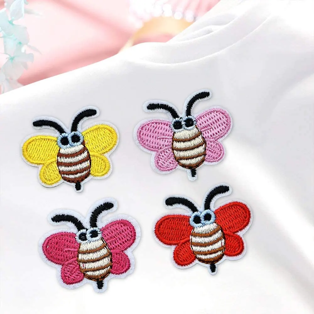 34Pcs Insect Patches Bee Iron On/Sew on Patches Embroidery Applique Patches for T-Shirt Shoes Bags Repair DIY Decoration