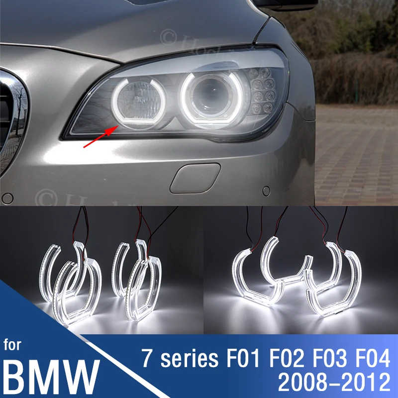 

For BMW 7 Series F01 F02 F03 F04 730d 740d 740i 750i 760i 2008-2012 Angel Eyes light DTM STYLE M4 STYLE Daytime Light