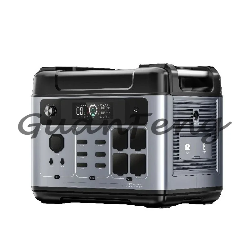 2000W 2400W Portable Power Station 2048Wh Solar Generator 110V 220V App Controlled