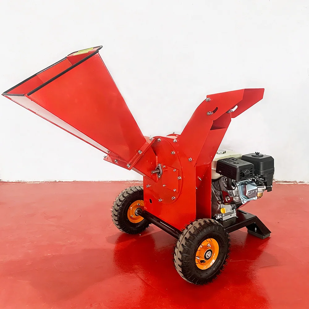 2025 Bestselling 50mm Diesel Wood Chipper Heavy Duty Garden Shredder Essential Wood Chip Machine for Forestry Farm