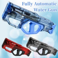 Children Electric Water Gun Large Bursting Automatic Water Absorbing Outdoor Fight Games High-pressure Water Guns Toys for Kids