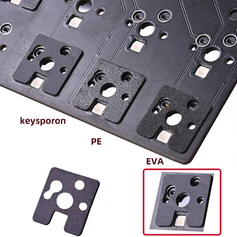 120Pcs Hot-swap Switch Silencer Cotton Mechanical Keyboard Shaft Underpad Keysporon PE EVA Switch Pads Switch Buffer Foam