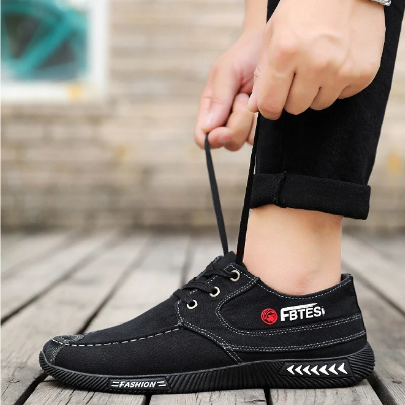 Immagine 6: Scarpe casual da uomo Suola morbida Scarpe da passeggio da uomo per esterni Scarpe di tela stringate Scarpe comode e durevoli da uomo Nuovo Tenis Masculino