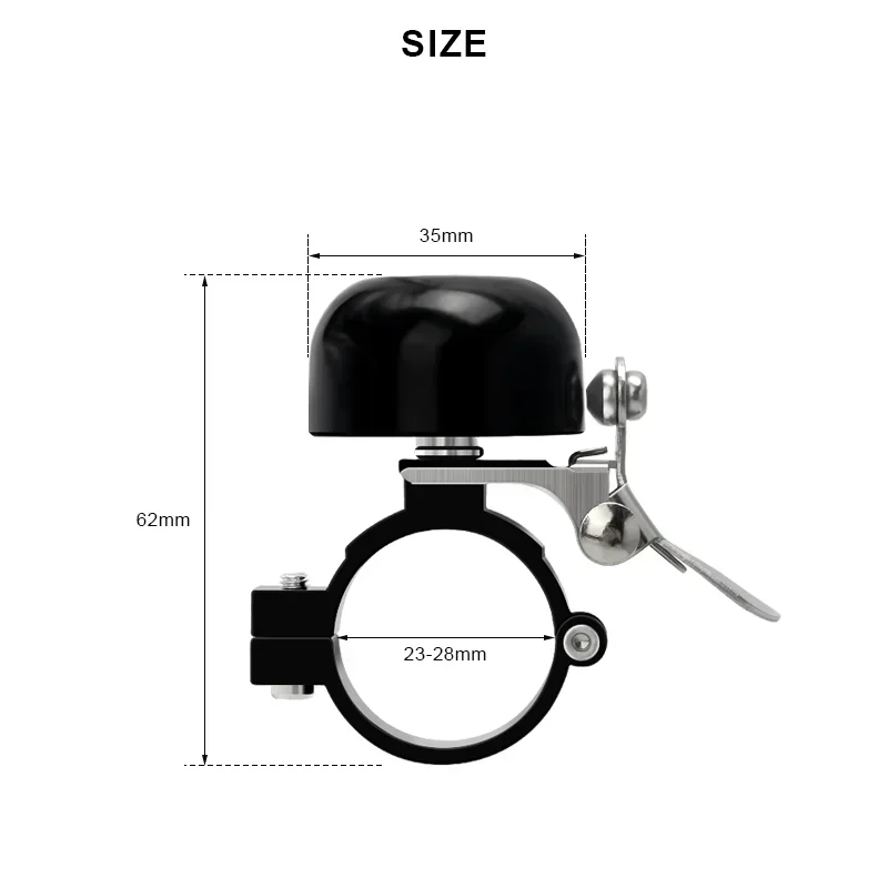 

Bell Loud Sound Retro Classical Steel Copper MTB Mountain Bike Handlebar Ring Horn Safety Cycling Warning Alarm