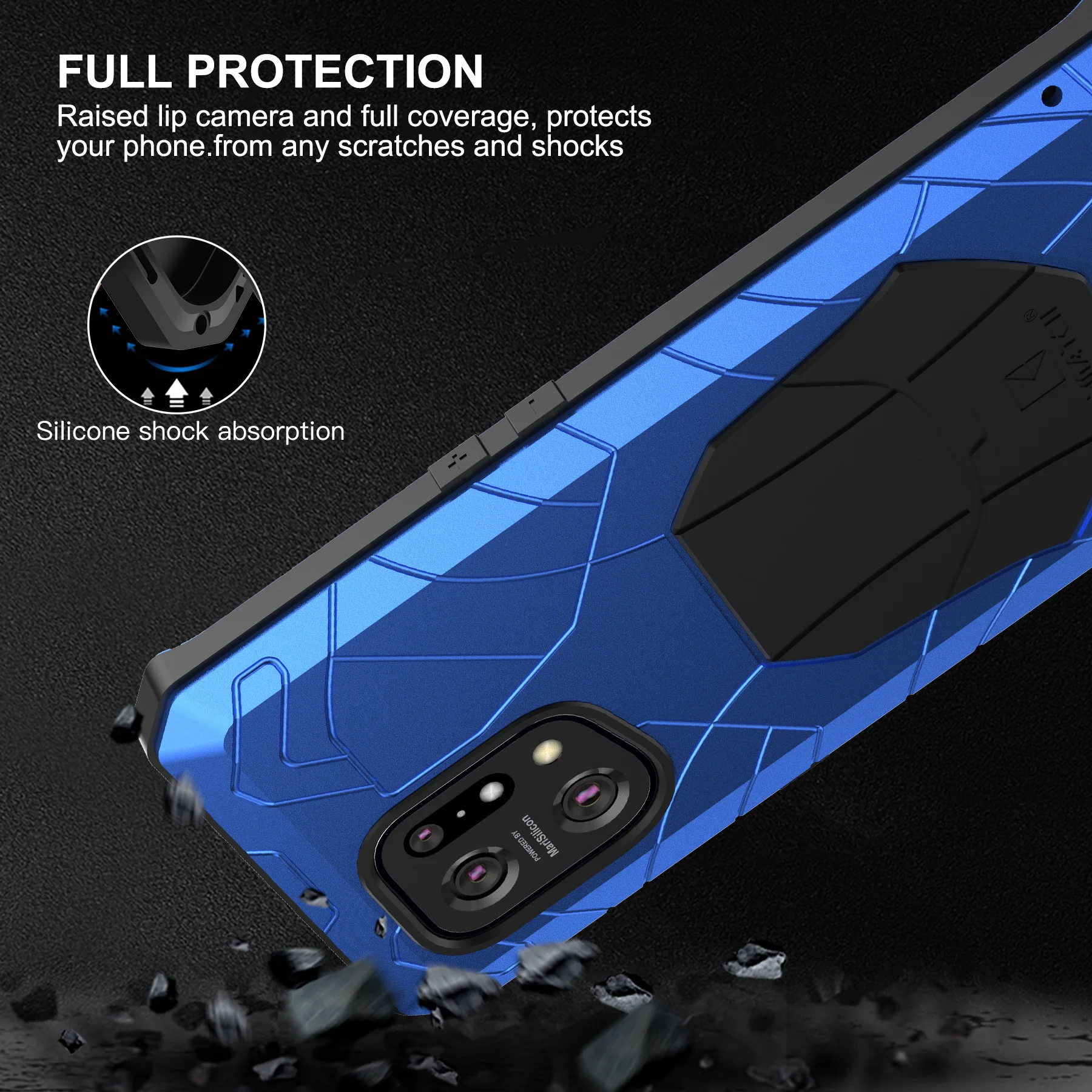 Imagem -04 - Original Imatch Alumínio Metal Silicone à Prova de Choque Cases de Telefone Dirt Shock Proof Armor Duty Case Cover Oppo Find x6 x5 x3 Pro