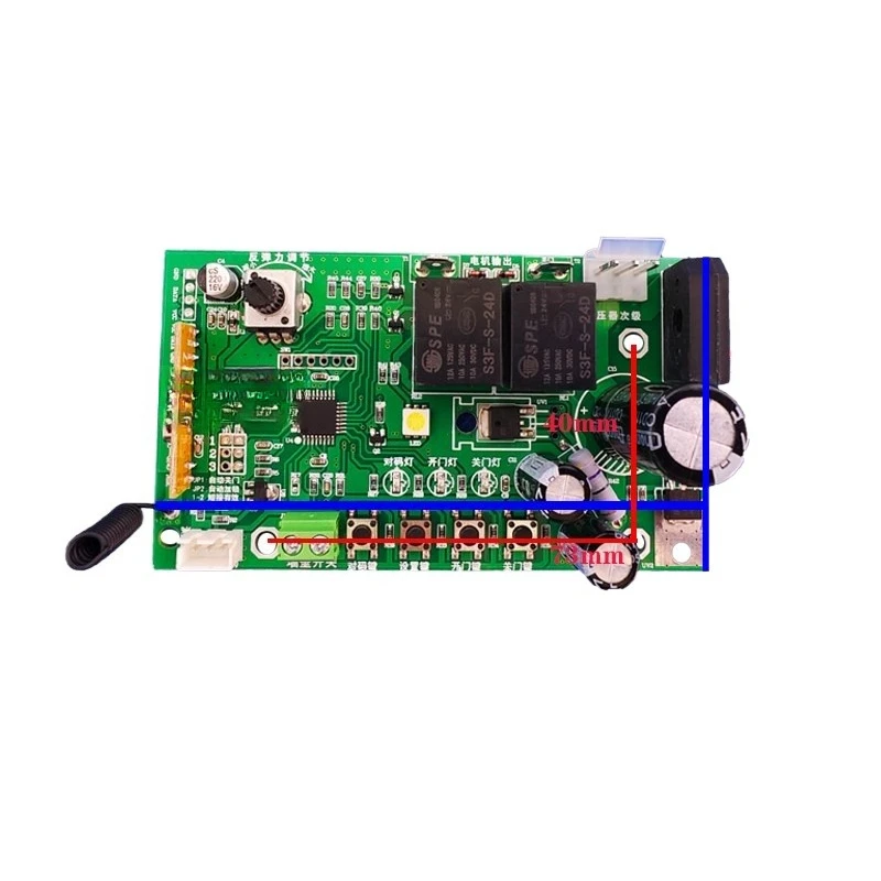 For General Electronic Limit Garage Door Main Board Flap Door Motor Control Board, Hall Limit Garage Receiving Board
