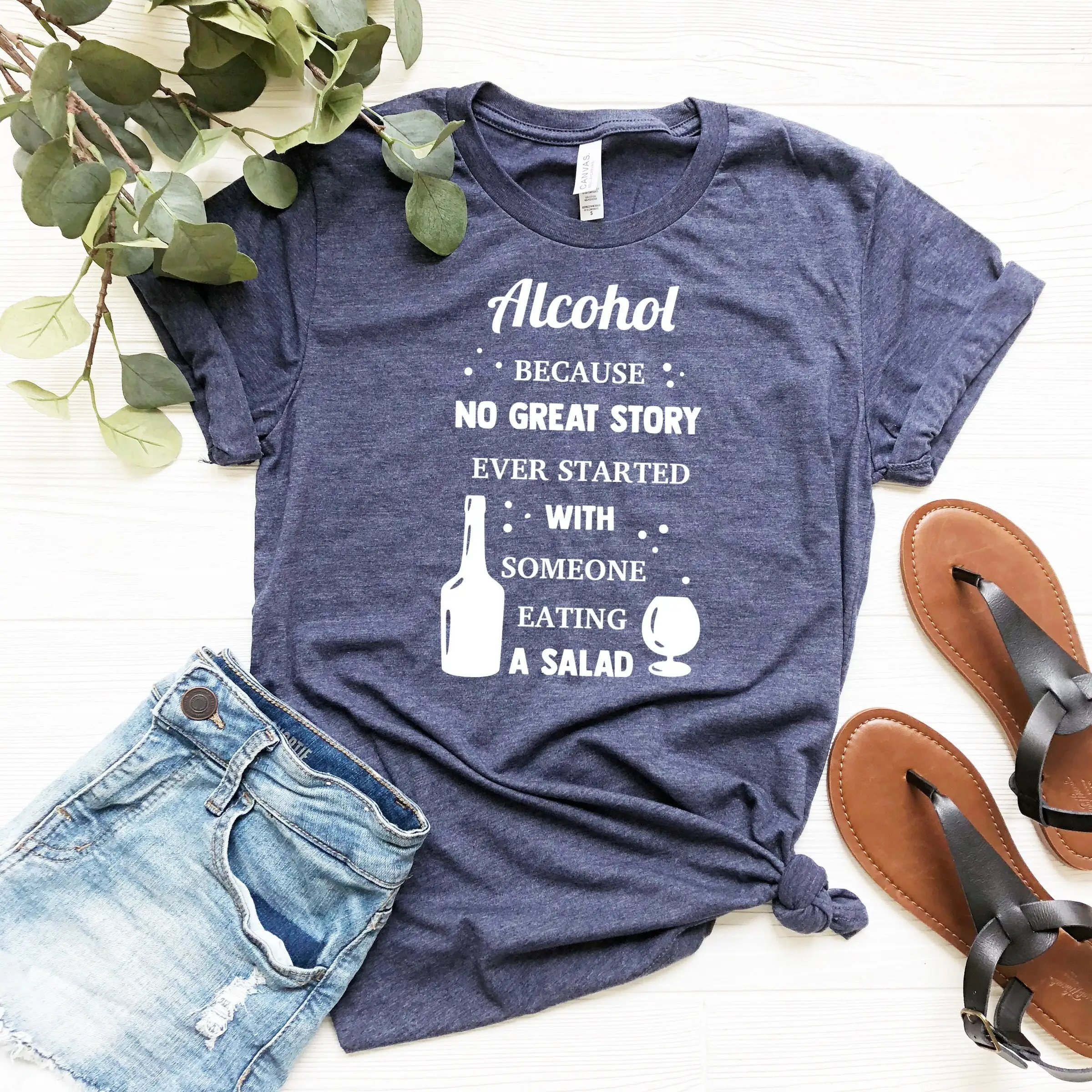 Alcohol T Shirt Because Drinking Wine Oversized Designs