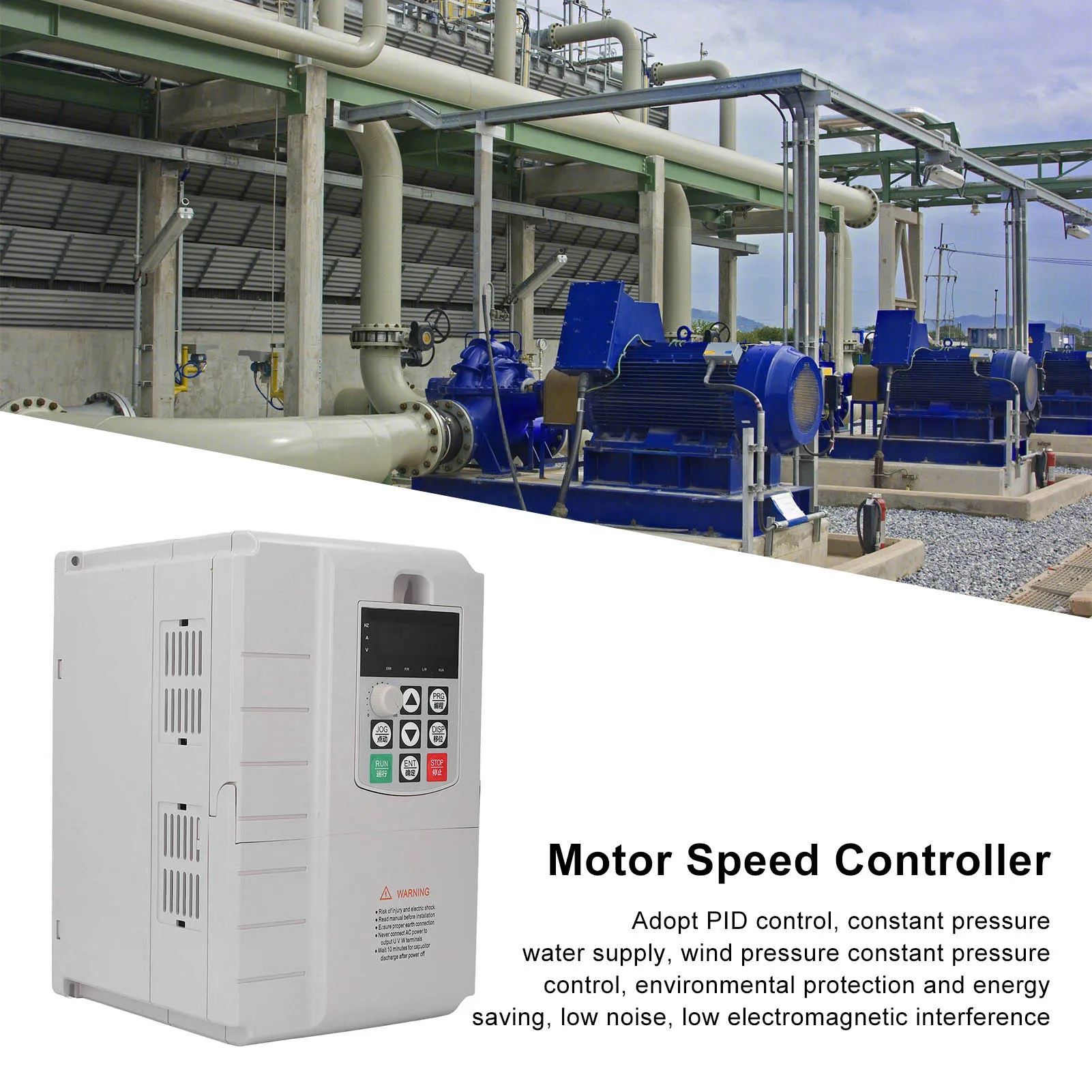 가변 주파수 드라이브 가변 주파수 드라이브 VFD 단상 3상 220V ~ 380V 거버너 4KW 6HP AC 20A