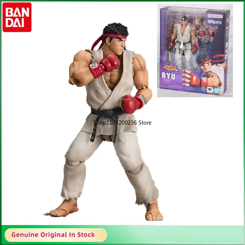 

Bandai Original SHFiguarts Street Fighter(SF) Ryu Outfit2 Anime Action Figure Active Joints Model Collectible Gift