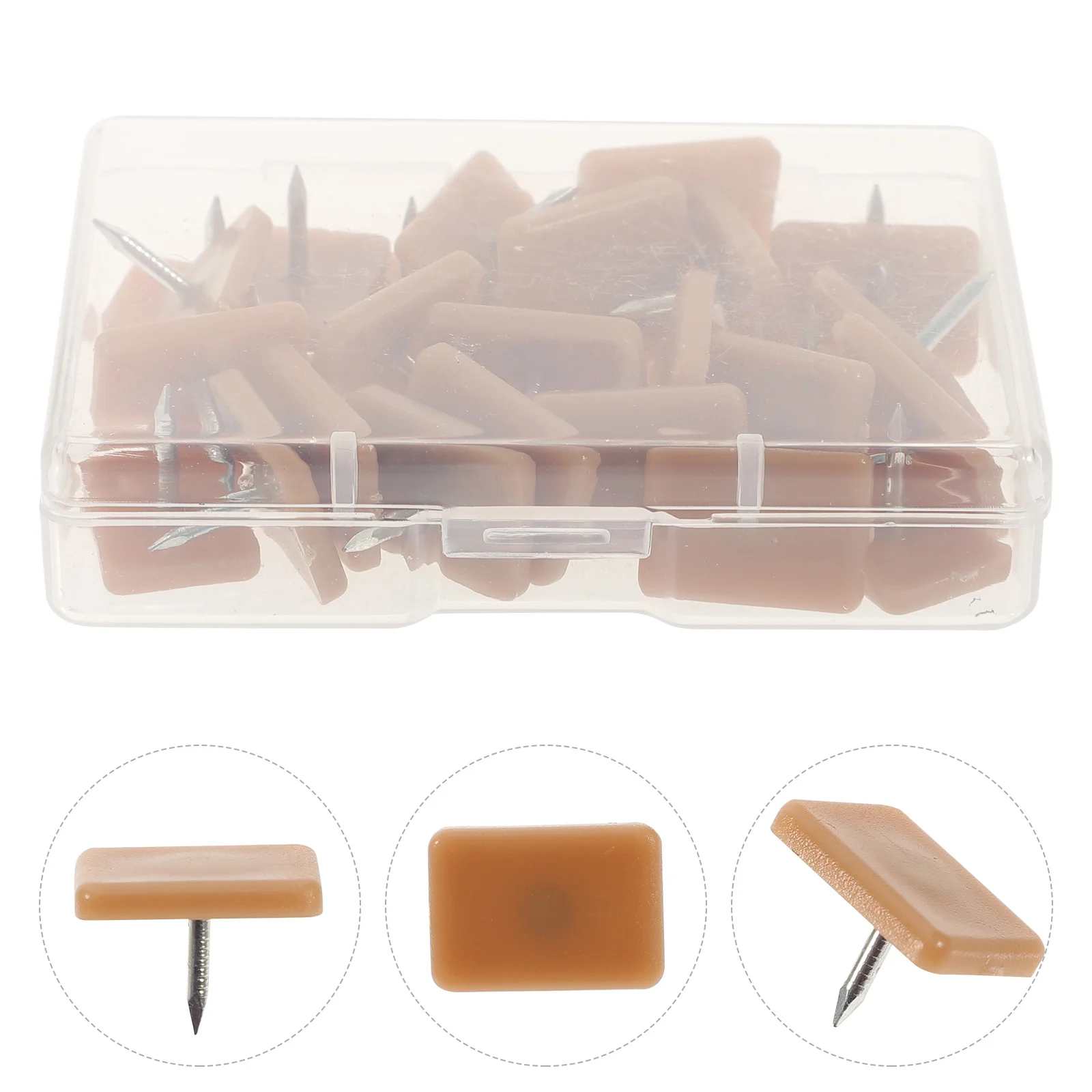 30 Pcs Plastic Drawer Slides Tacos Chairs Legs Pads Glides Chairs Rectangle Stops Abs Foot