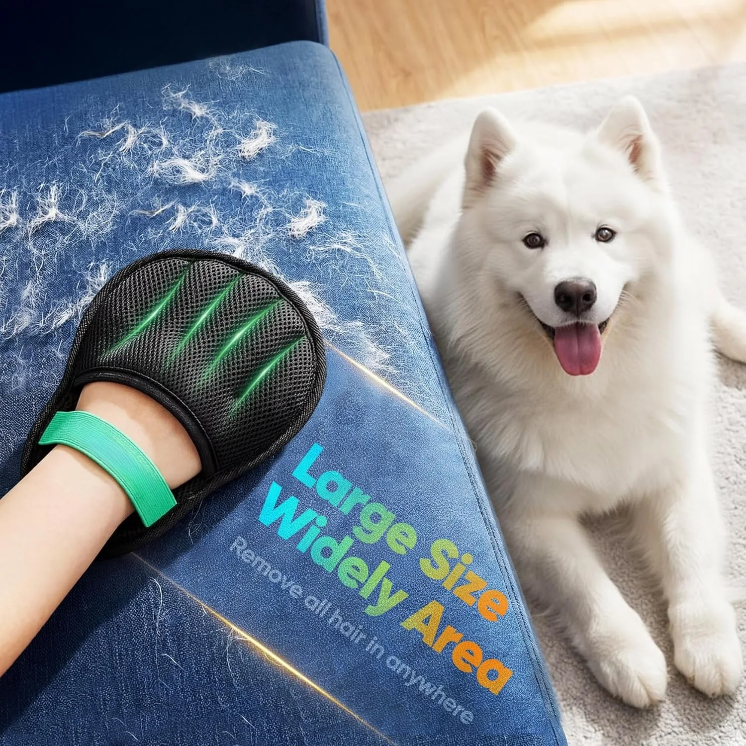 1pc Upgraded Dog Cat Five Finger Glove Cleaning Removal Glove Pet Grooming Reusable Sofa Carpets Cat Dog New Hair Cleaning Tools