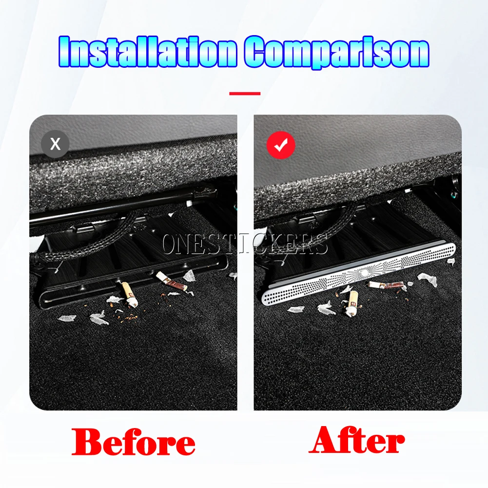 For Mercedes Benz A B CLA GLA GLB Class W177 W176 W247 C118 C117 X247 H247 X156 Car Under Seat Air Conditioning Vent Cover Trim