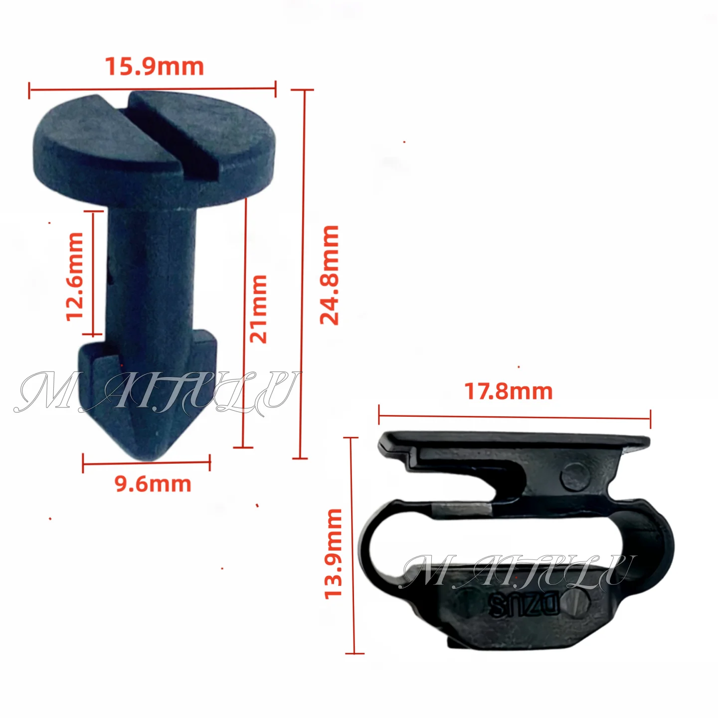 a Set of For Honda Plastic Engine Cover Stud Stay Grommet Kit 91501P8AA01 90601P8AA01 Engine Cover Bolt Bonnet Hood Clips