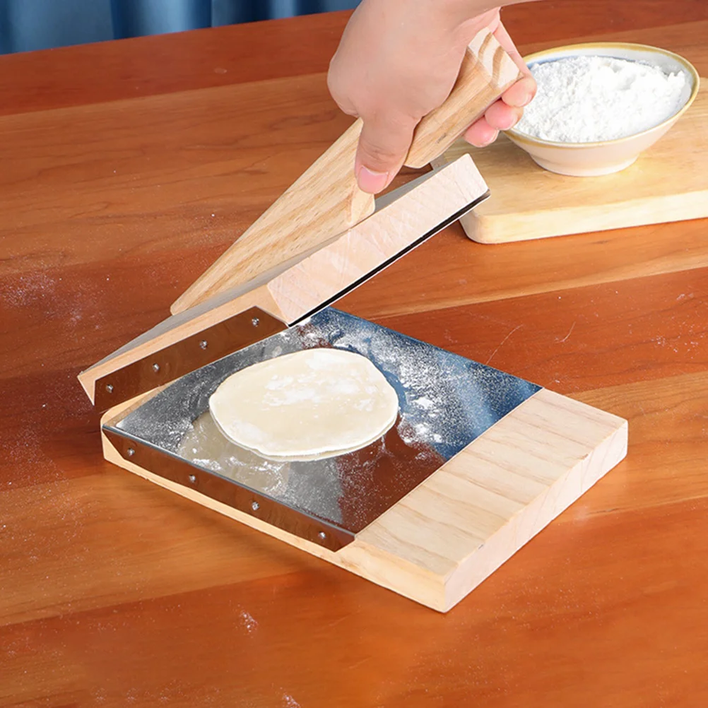 Tabla rodante de piel de bola de masa prensada de madera, molde para pastel de arroz para hacer fruta Qingming, herramientas glutinosa, Pizza, accesorios para el hogar, harina