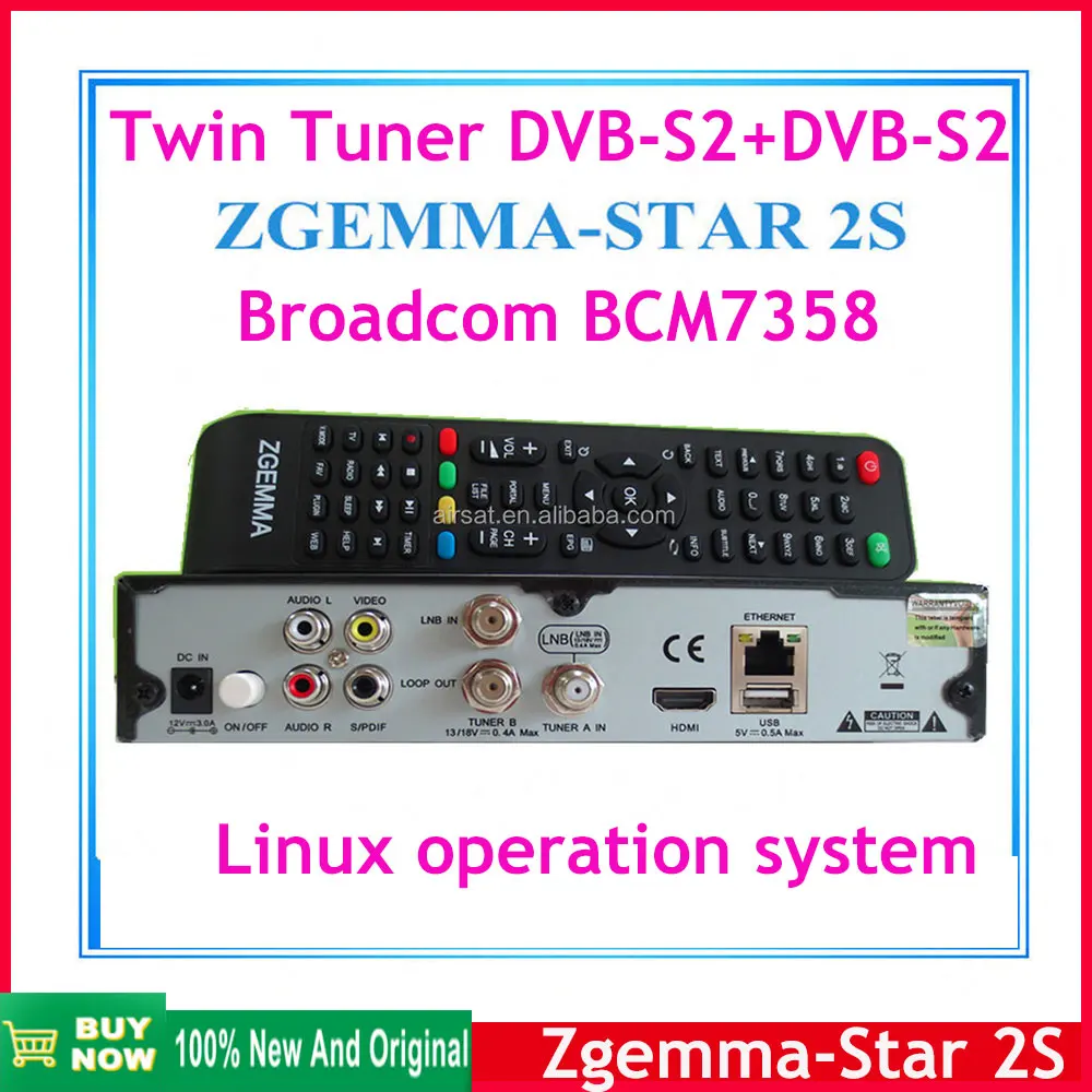 

Оригинальный супер-продаваемый телефон, Linux HDTV ресивер, двойной тюнер ZGEMMA-Star.2S H.264, цифровой декодер, спутниковый приемник