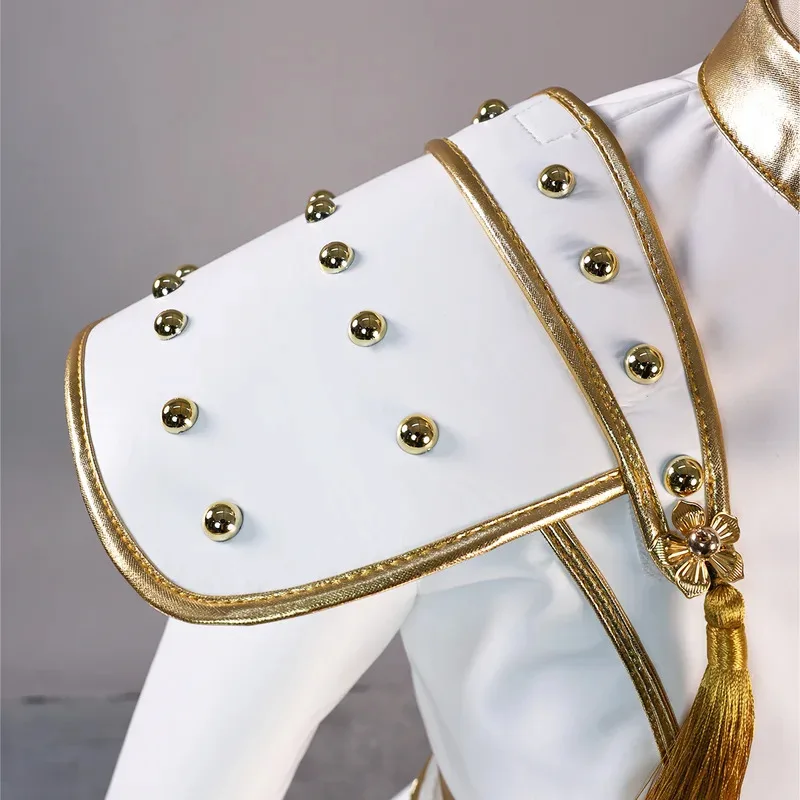 2025 yiyi Kpop cazadores de demonios Rumi Zoey Mira disfraz de Cosplay Halloween Huntrix dorado de talla grande Kostume