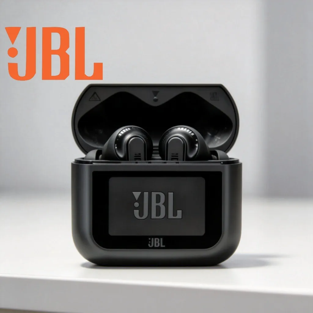 JBL Tour Pro 3 True Wireless Bluetooth Headphones, Business ANC with Built-in Screen, Ideal for Music & Office