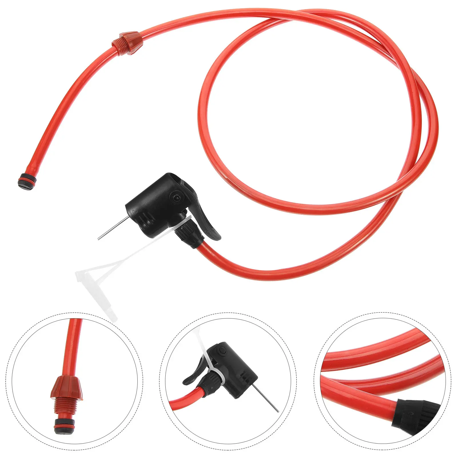 Reusable Bike Pump Hose Anti-Freeze Inflator Connecting Hose for Bicycle Tire Inflation Universal Fit Road Gravel E-Bike