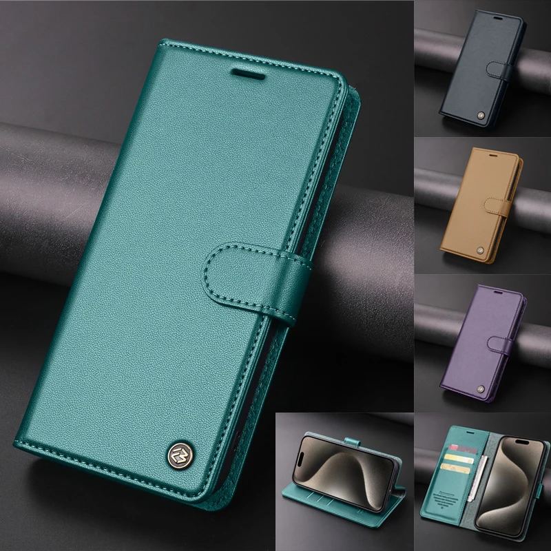 Magnetic Leather Wallet Flip Case For Samsung Galaxy A55 5G A 55 6.6