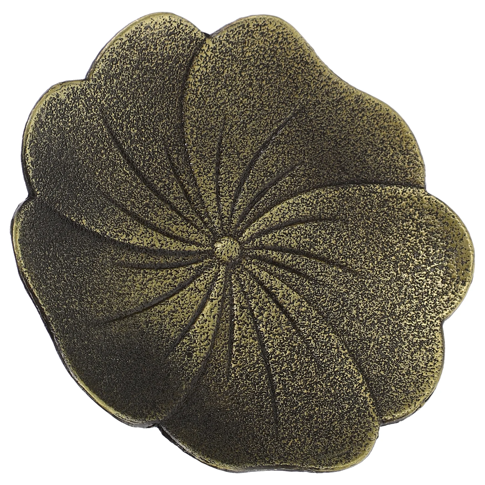 

Calligraphy Brush Washing Ink Dish Bronze Metal Cherry Blossom Design Functional Ink Mixing Tool for Painting