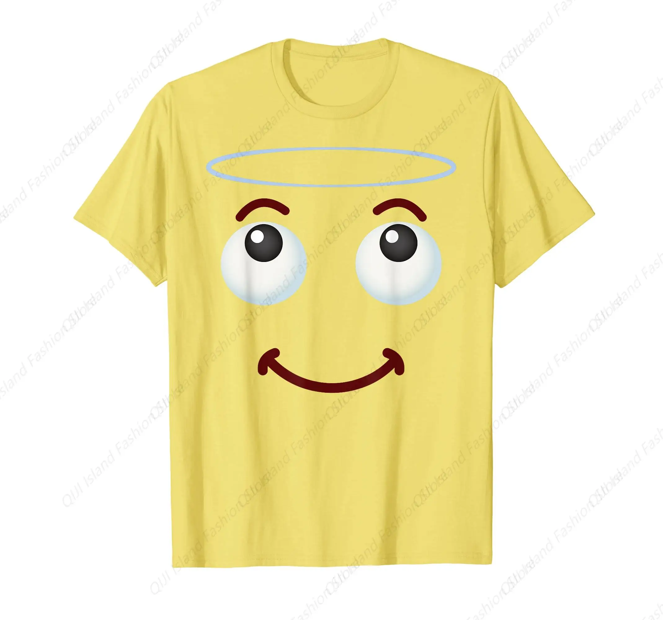 

Group Costume Halloween Team Outfit Holy Halo Emoticon T-Shirt
