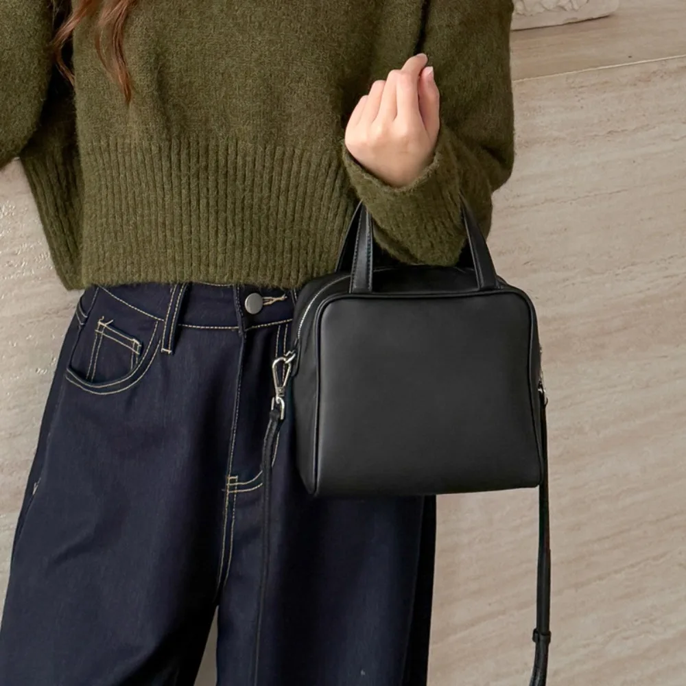 

Новая сумка-клатч из натуральной кожи (первый слой), минималистичный дизайн, осенняя коллекция, универсальная, для повседневного ношения и отдыха