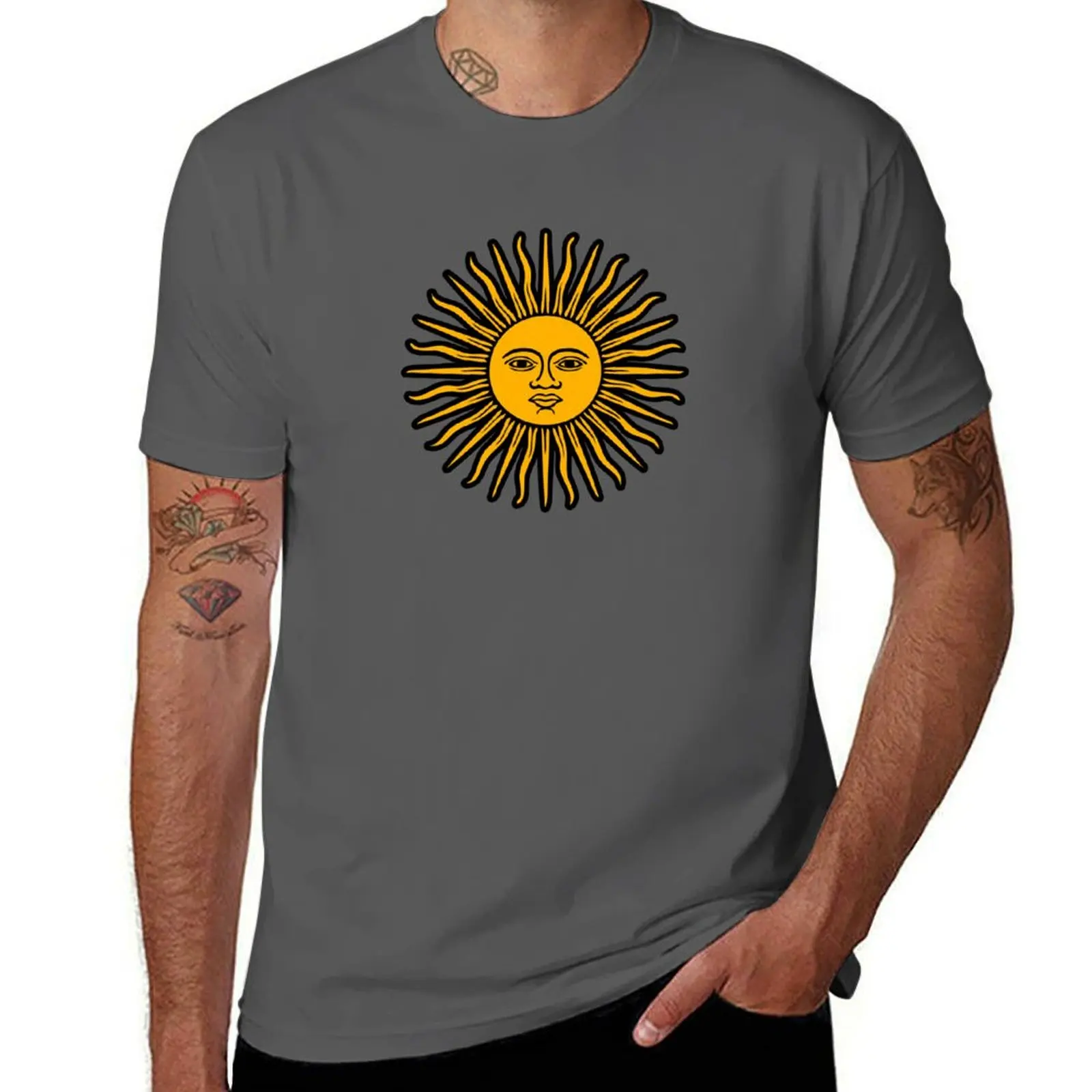 soleil sun argentina argentine sol mayo T-Shirt funny t shirts dark humor anime tshirt printed t shirts for man T-Shirt
