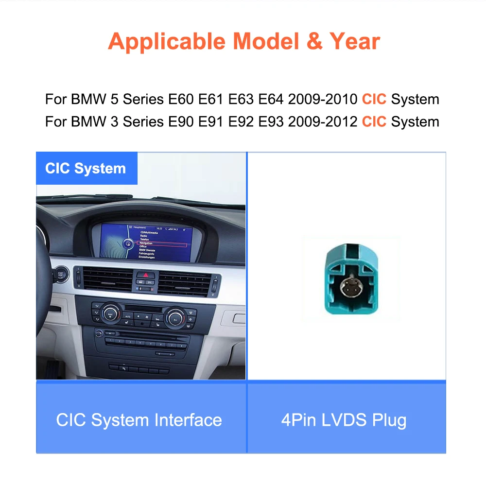 Bonroad 8.8 " Qualcomm Android Auto Multimedia Scherm voor BMW 3/5 Serie E60 E61 E63 E64 E90 E91 E92 E93 E93 CCC GPS Carplay Navigatie