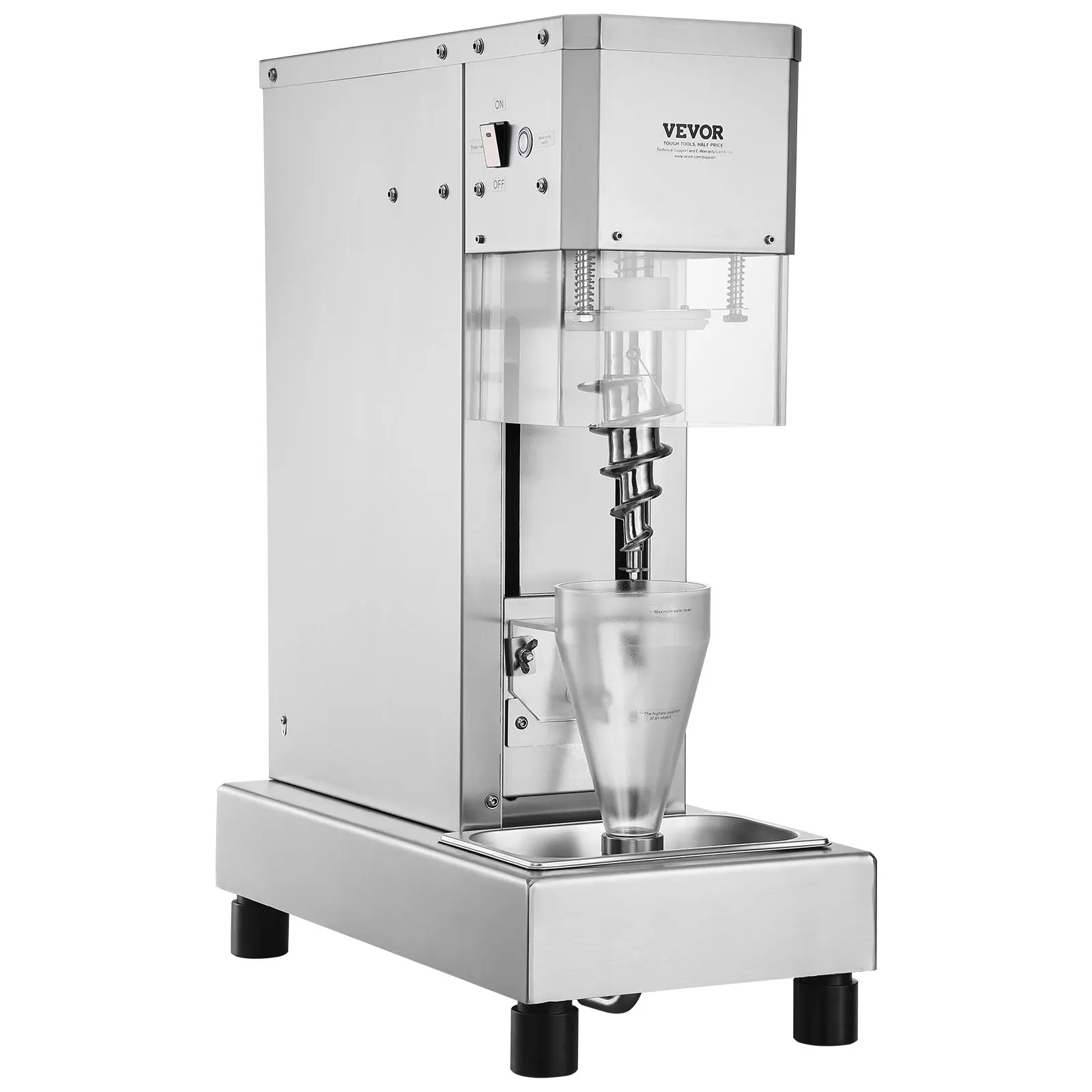 

Ice Cream Blender 750W Ice Cream Mixer Stir Machine 304 Stainless Steel