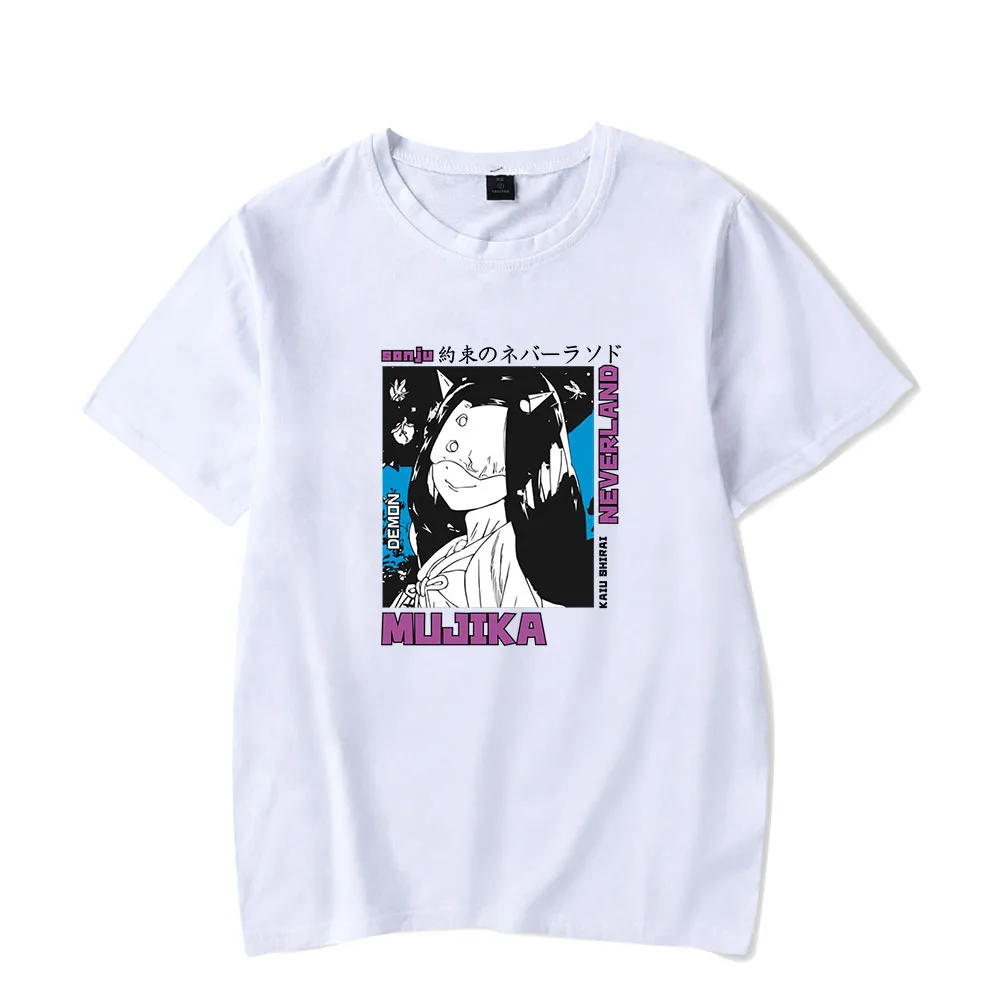 男性と女性のためのアニメーションTシャツ,半袖,綿100%,ヒップホップスタイル,コスプレ,yakusoku