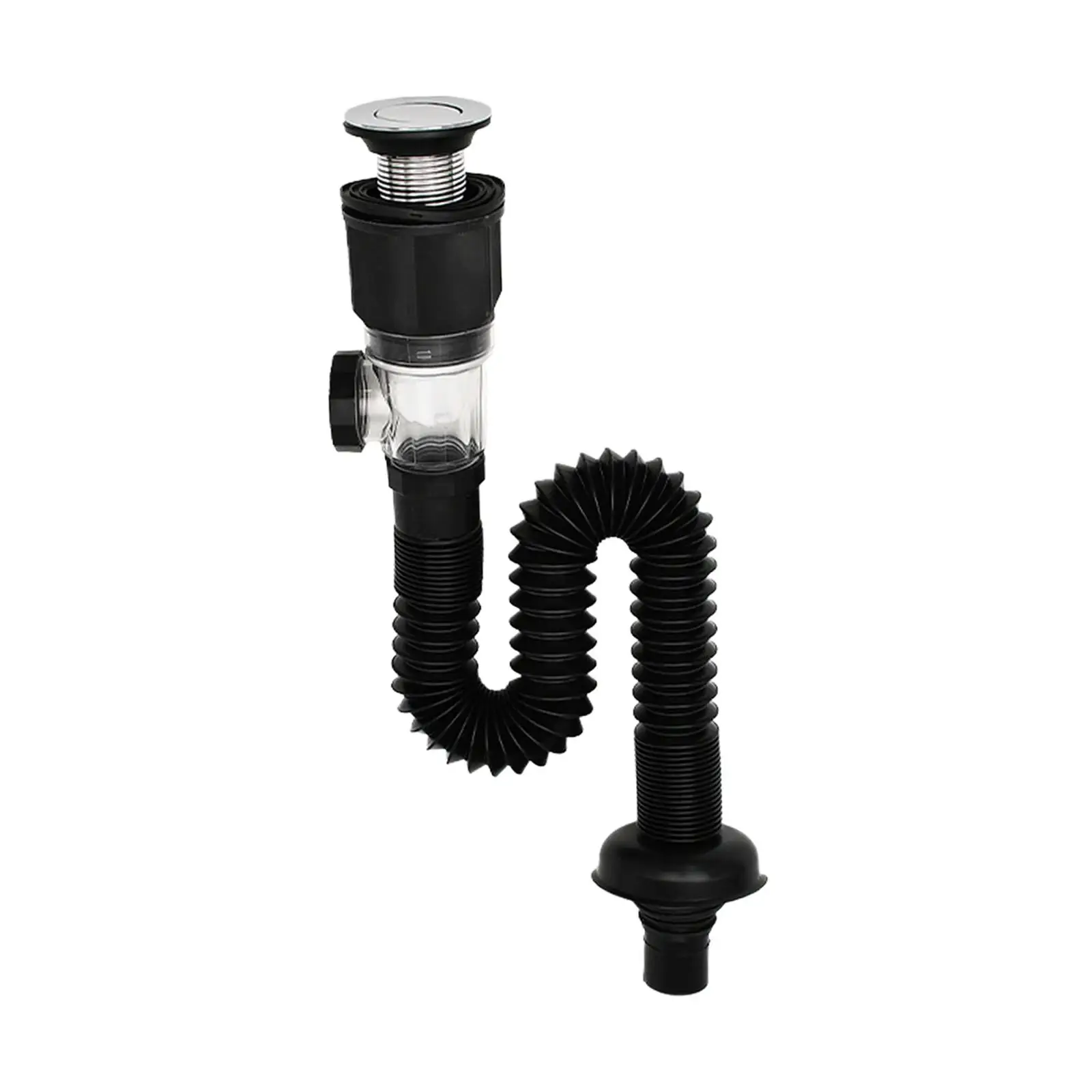 Retractable Sink Drain Hose Plastic PP Material Easy Install Drainage Pipe for Washing Machine Bathroom Pipe