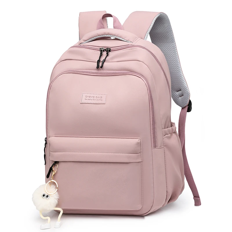 حقيبة ظهر نسائية ذات سعة كبيرة، حقيبة سفر نسائية كاجوال متعددة الجيوب، حقيبة مدرسية عالية الجودة للفتيات المراهقات، حقيبة كتب